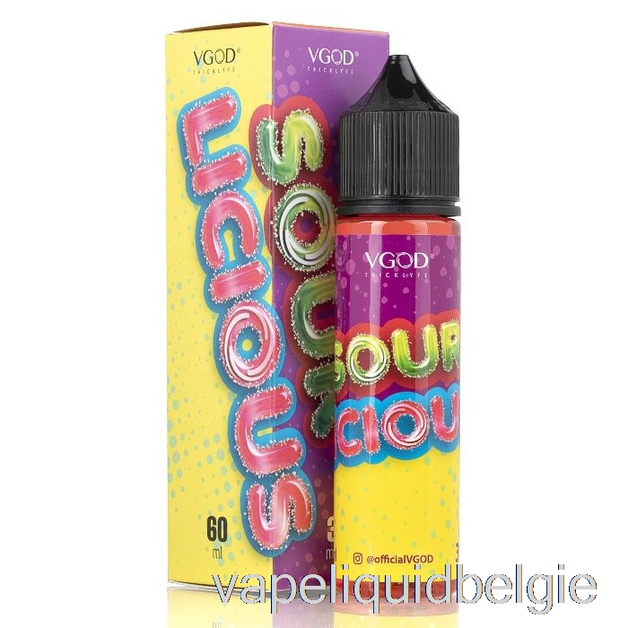 Vape Vloeistof Sourlicious - Vgod E-vloeistof - 60ml 3mg